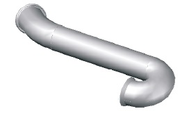 Труба глушителя DAF 95 (380-480) 1312753